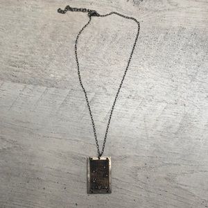 The path to my heart is covered with paw prints necklace